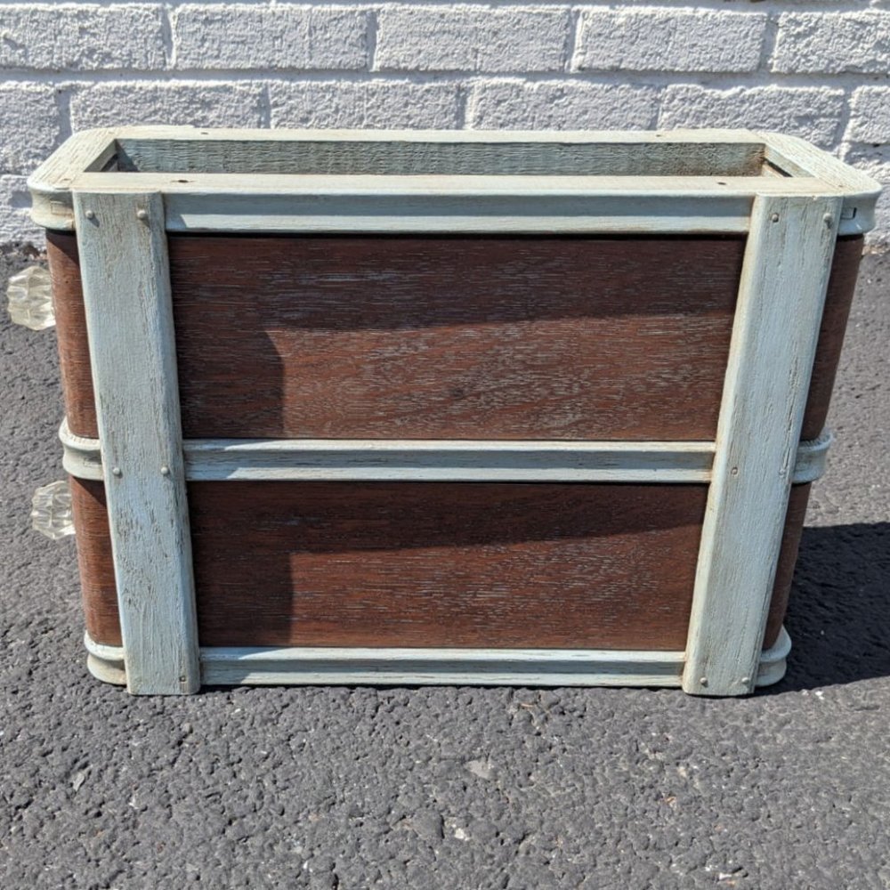Desk Top Organizer Salvaged From Dilapidated Vintage Sewing Cabinet - Picture 6 of 7
